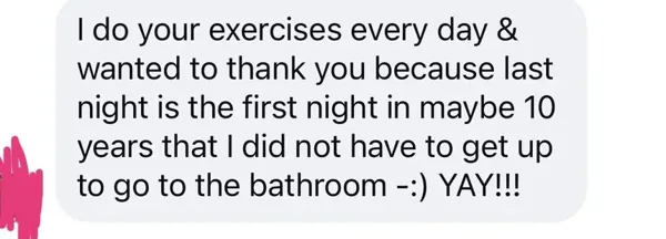Message from a member
